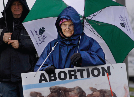 abortion picketers