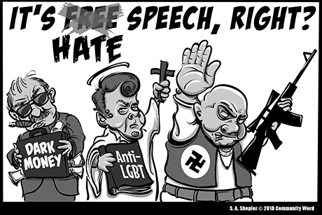 freedom speech cartoon