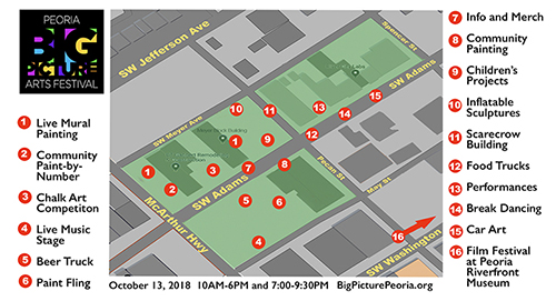 Big Picture Arts Festival Map