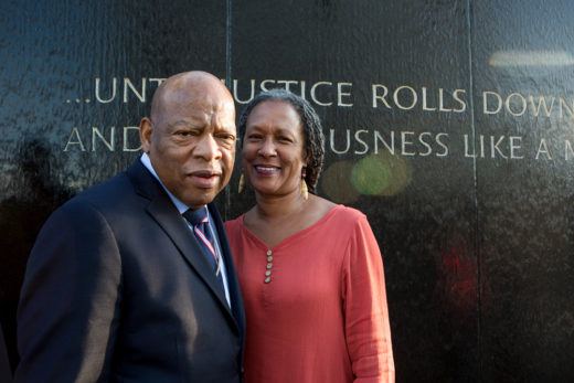 John Lewis and Lecia Brooks